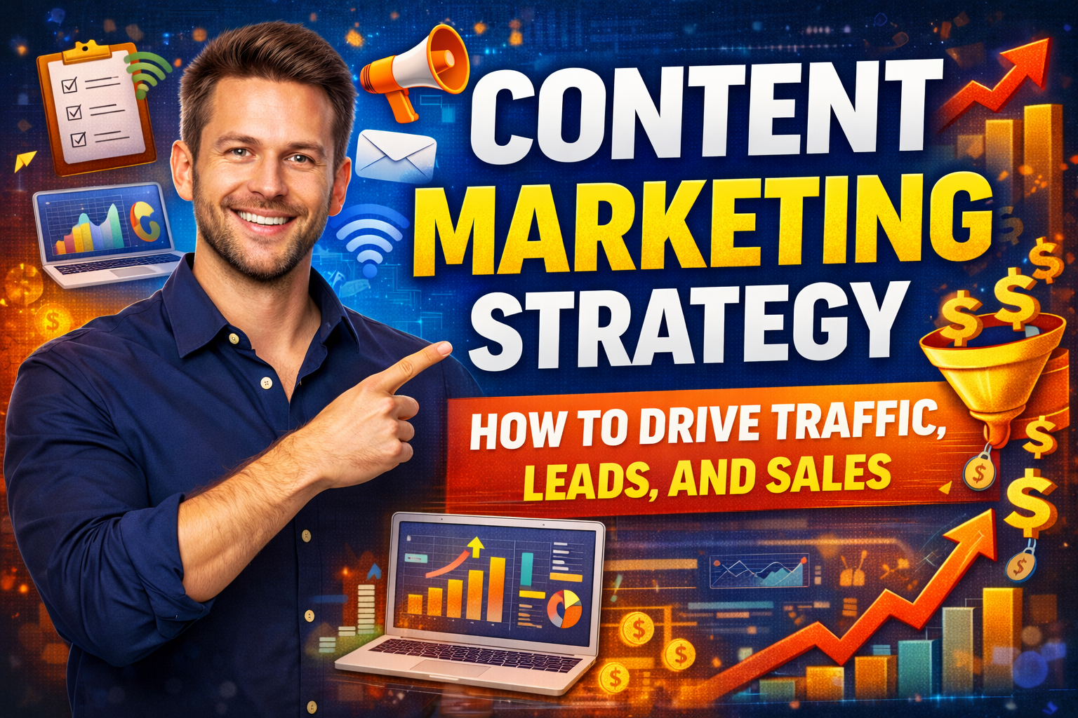 Content Marketing Strategy: How to Drive Traffic, Leads, and Sales