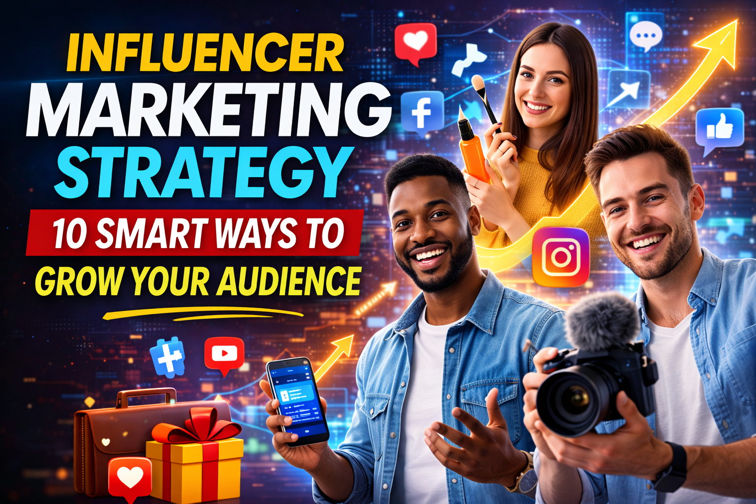 Title: Influencer Marketing Strategy: 10 Smart Ways to Grow Your Audience